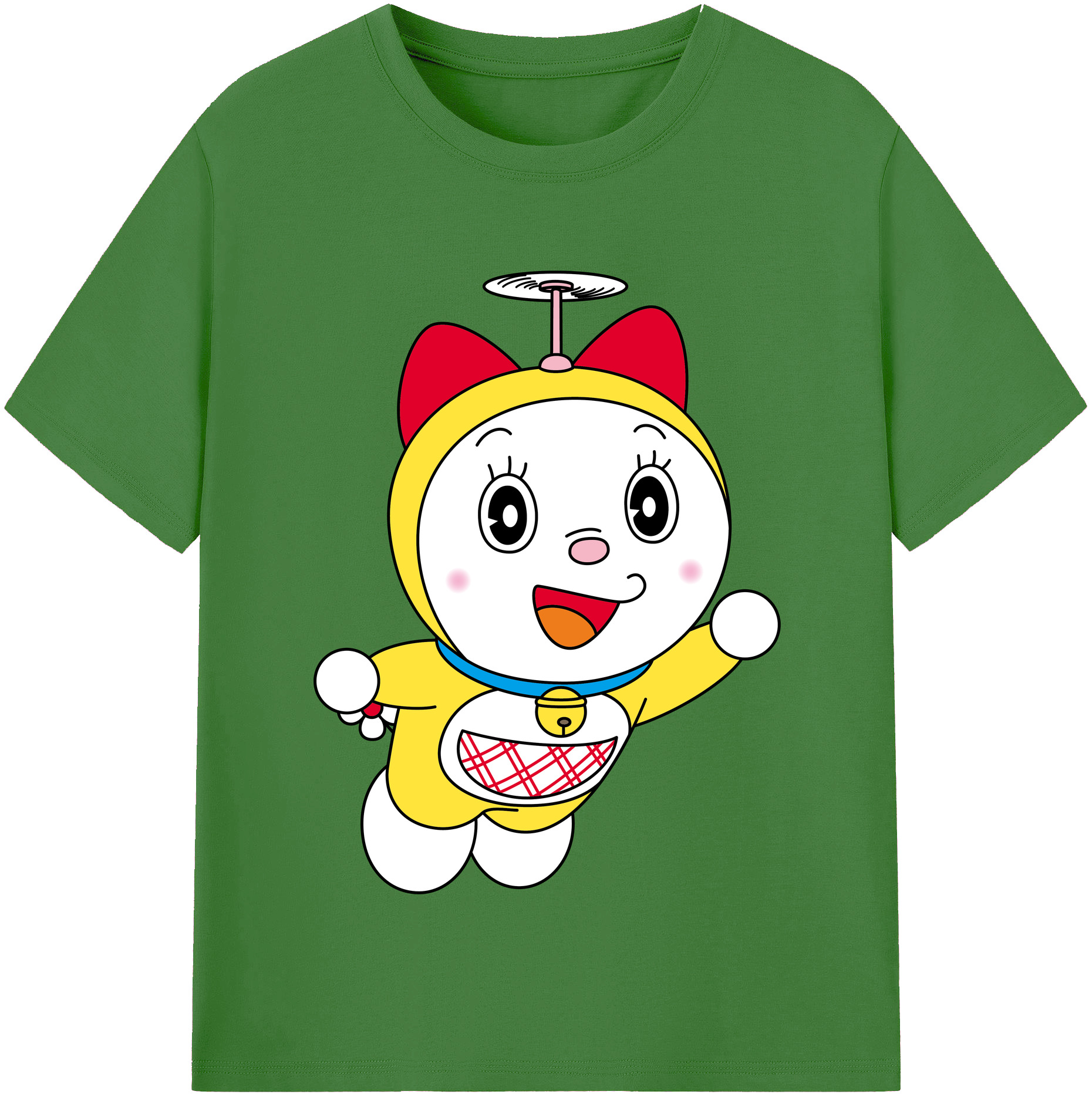 （画像用） ドラえもん ドラミ Doraemon Dorami レディースカジュアルプリントTシャツ（綿100％）
